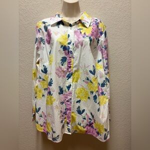 Talbots Plus Floral Blouse Sz 2X